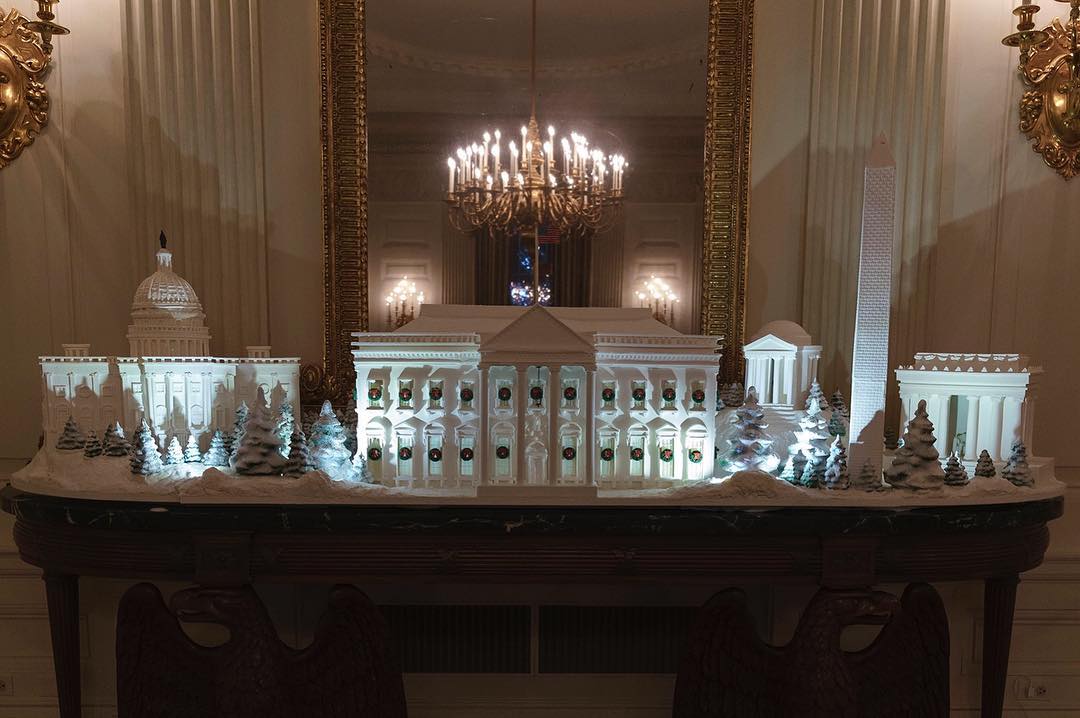 Navidad en la Casa Blanca Melania Trump reveló el decorado festivo