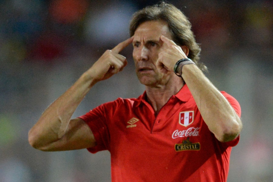 Ricardo Gareca es DT de la selección peruana desde 2015