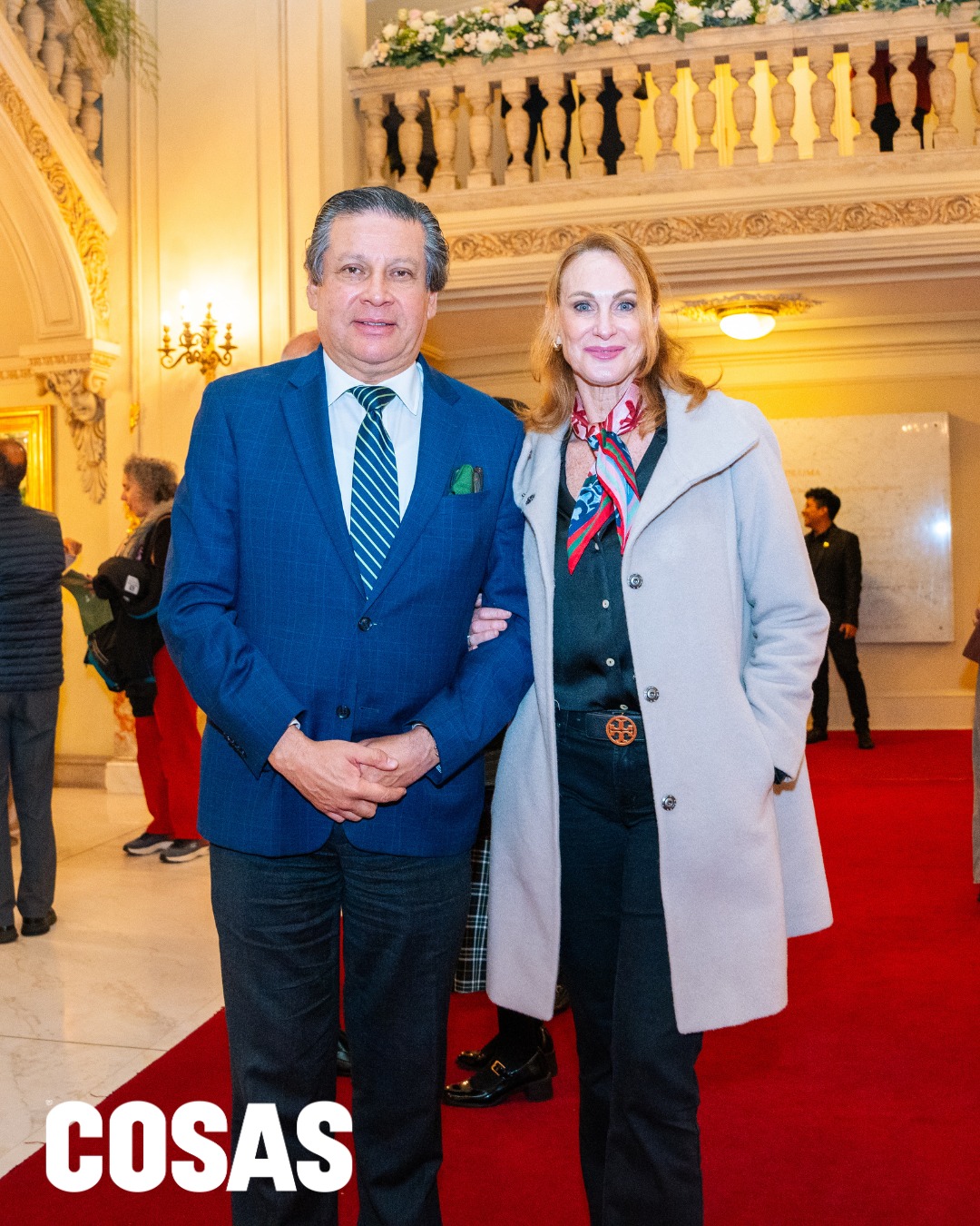 Hernando Torres Fernández y Denisse Dibós