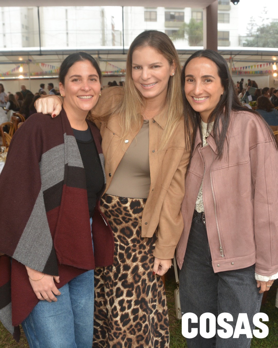 Camila Hernández, Mónica Fisher y Stephanie Heighs