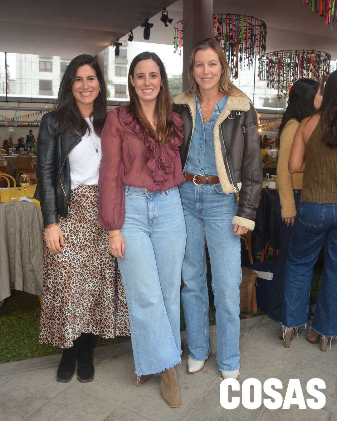 Carolina Brigneti, Chiara Cánepa y Oriana Arbulú