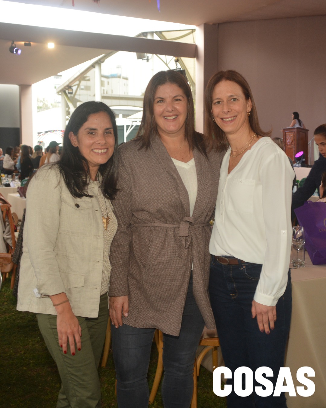 Verónica Rope, Ximena Llosa y Lorraine Griffith