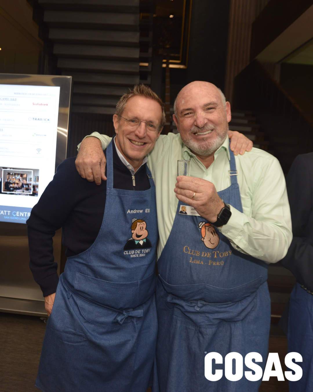 Andrew Elliot y Adolfo Perret