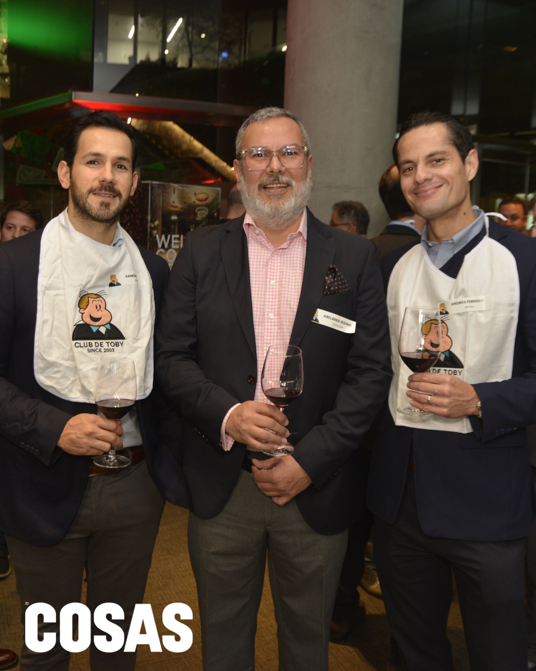 Ramón Leyva, Abelardo Gudiño y Andrés Ferrero