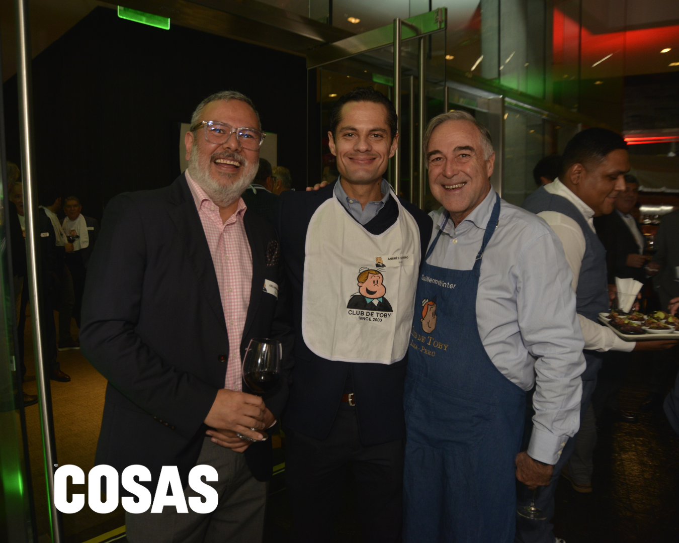 Abelardo Gudino, Andrés Ferrero y Guillermo Winter