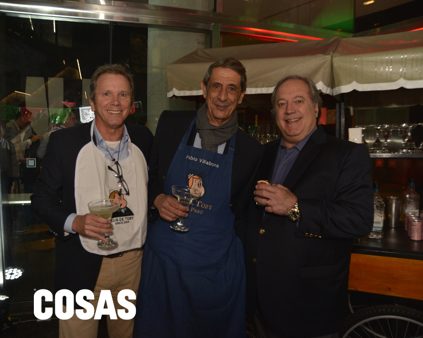 Nicolai Patos, Pablo Villabona y Pablo Gómez