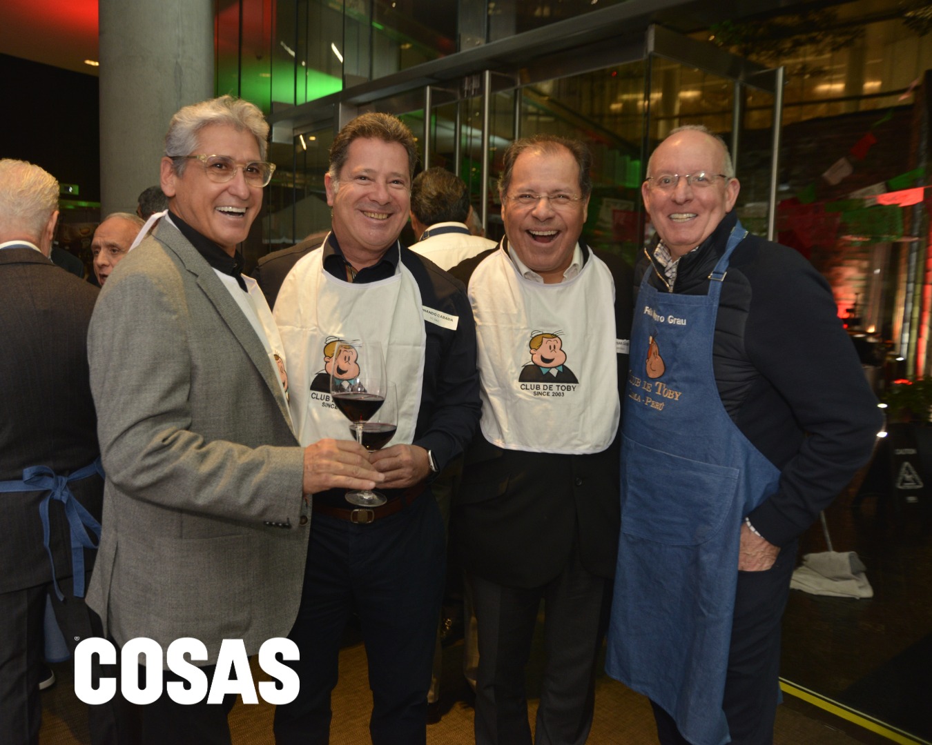 Ricardo Valderrama, Fernando Cabada, Cesar Cáceres y Félix Navarro