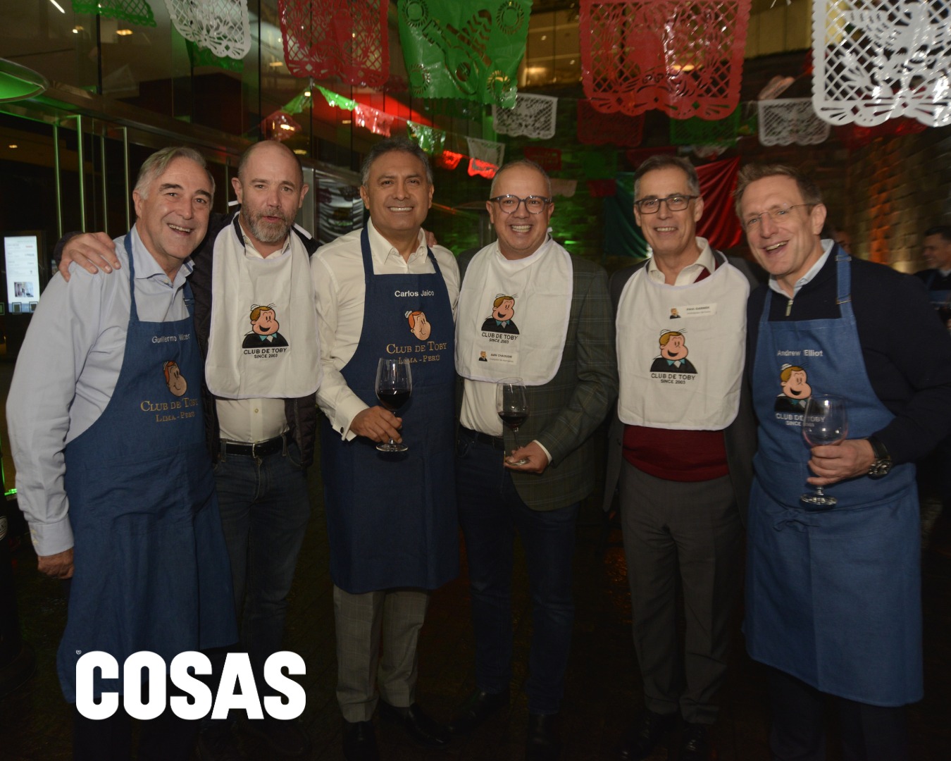 Guillermo Winter, Gustavo Leal, Carlos Jaicom Amin Chaoudri, Paul Garnier y Andrew Elliot