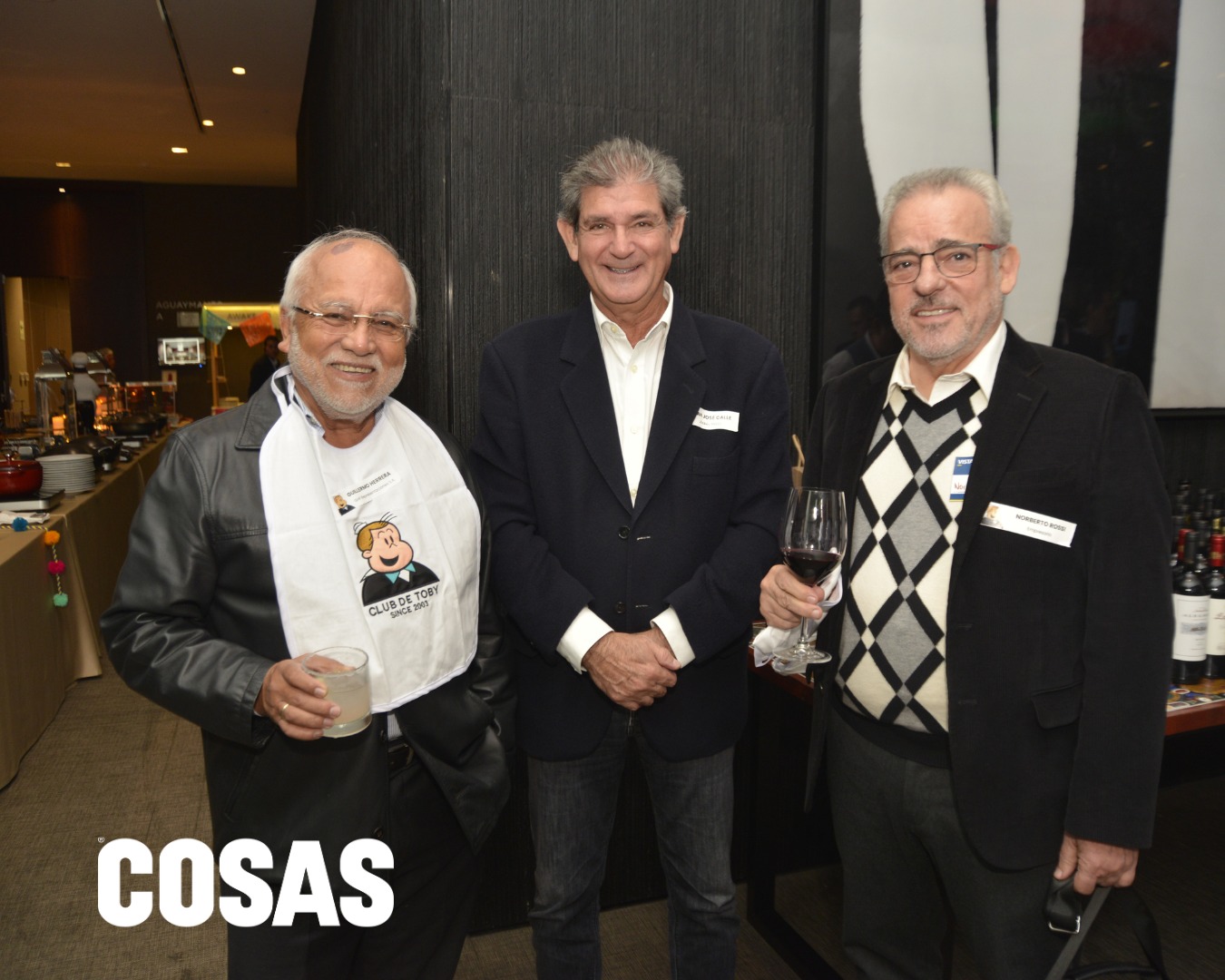 Guillermo Herrera, Juan José Calle y Nolberto Rossi