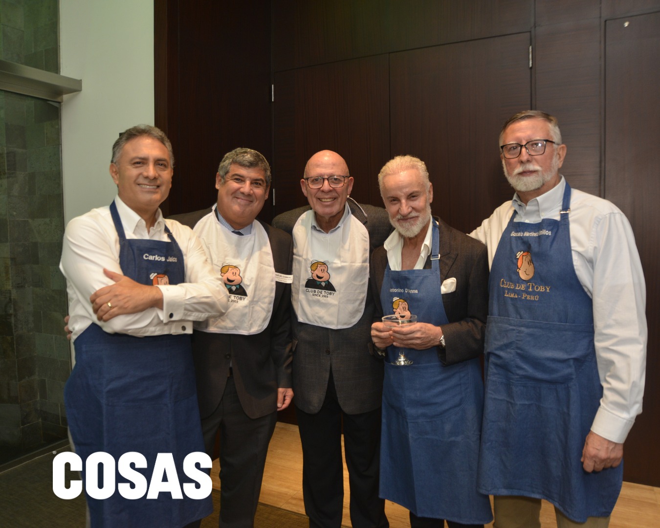 Carlos Jaico, José Alberto del Corral, Néstor Astete, Antonino Danna y Gonzalo Martínez