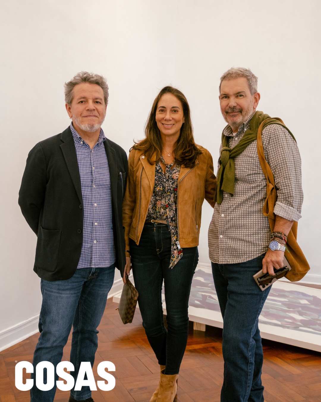 Alberto Servat, Daniela Velmont y Jordi Puig
