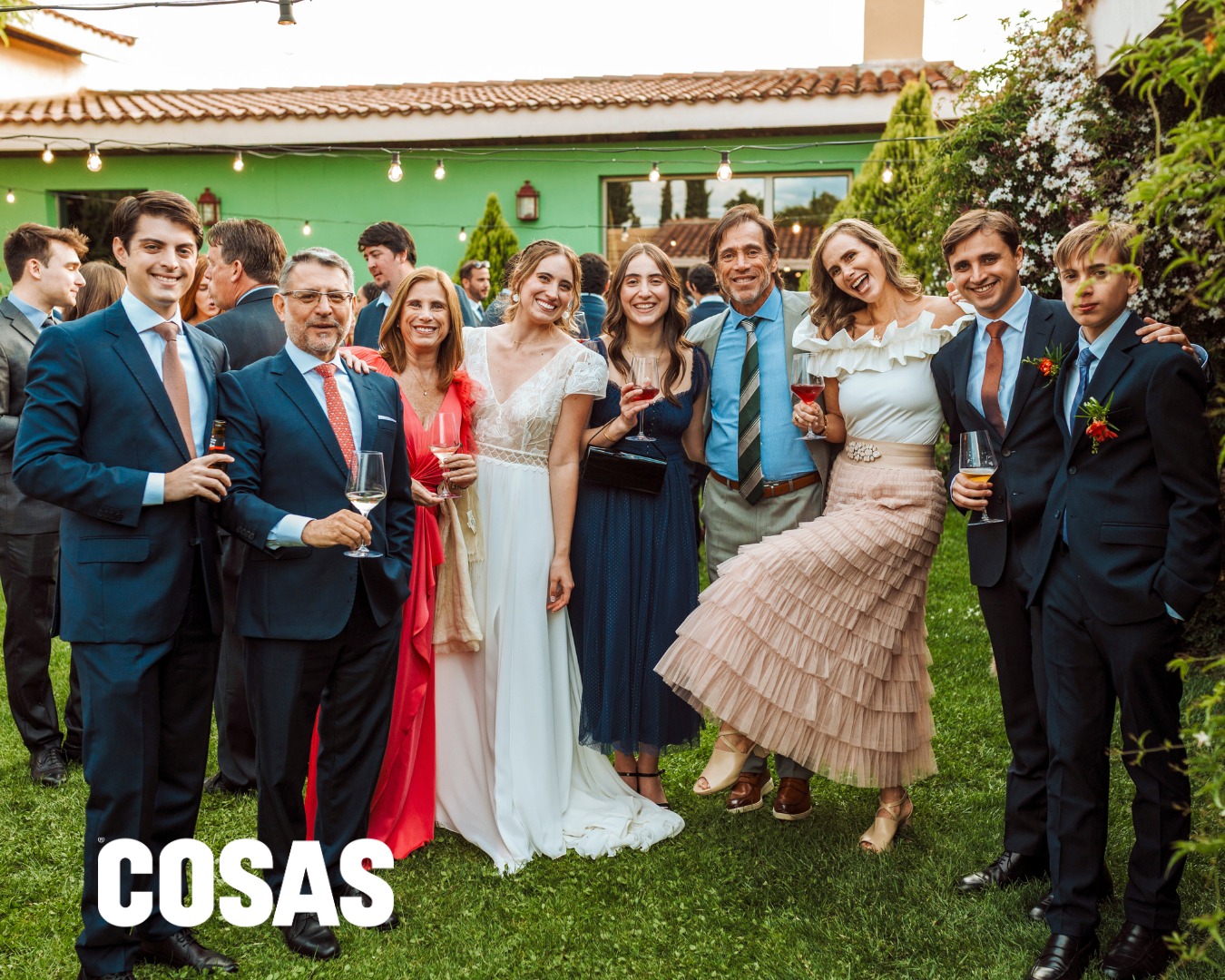 Vasco y Juan Pablo Delgado, Úrsula, Luciana y Luis Gutiérrez, Annie Gálvez, Mauricio y Santiago Gutiérrez