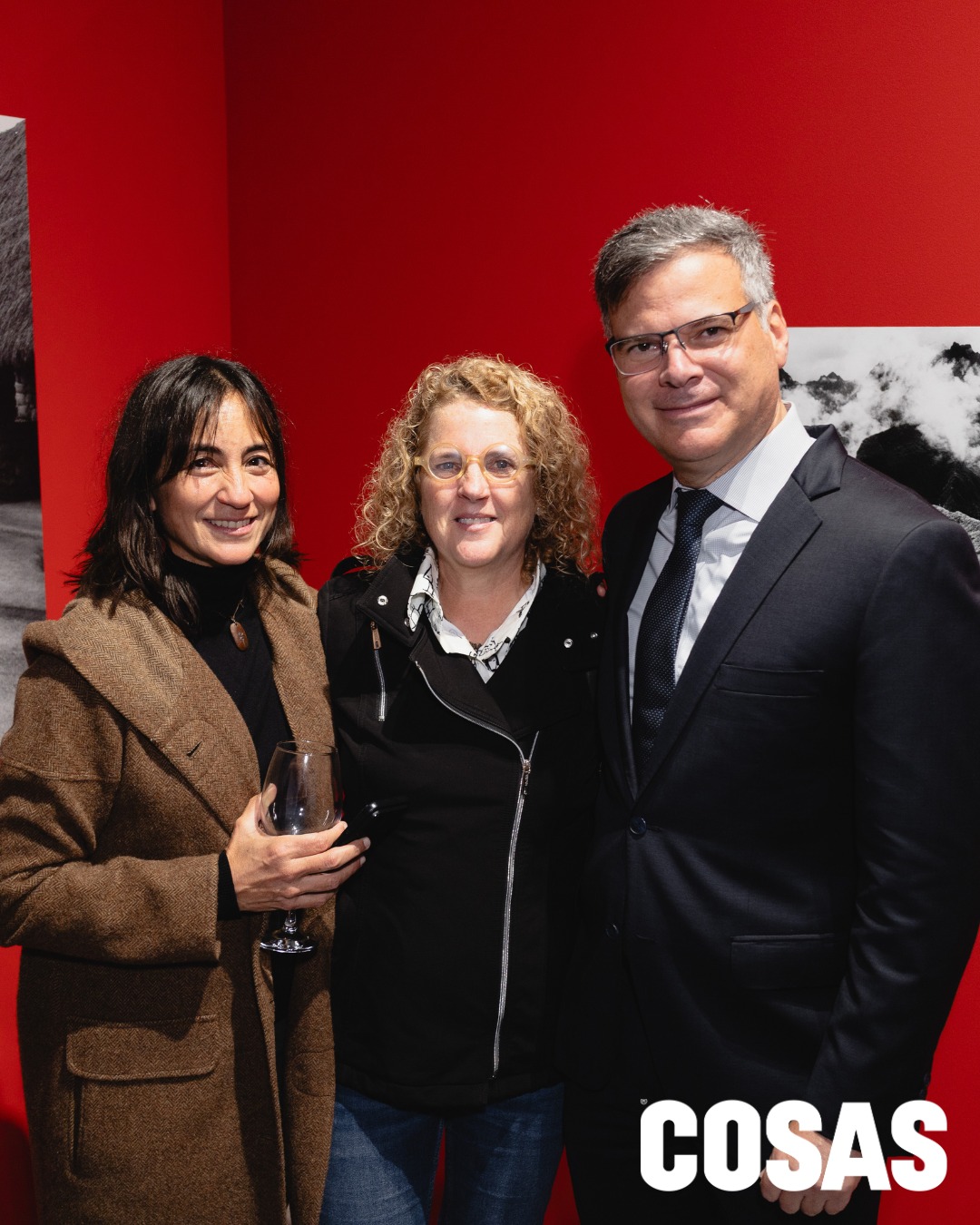 Pilar Olivares, Cecilia Larrambure y Nelson Alvarado Jourde