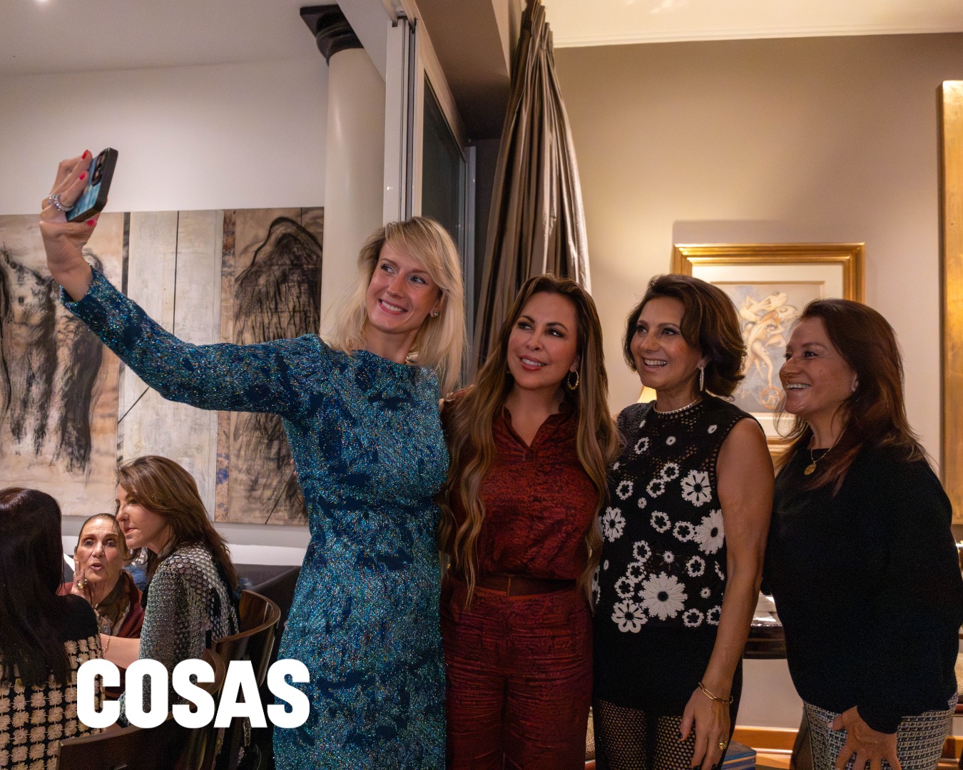 Yani Aita Torre, Patricia Chirinos, Magali Simon y Jenny Sotomayor