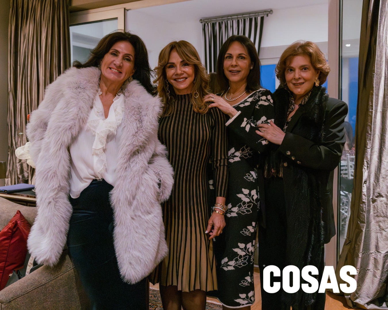 Giselle Said, Marianella Muttini, Maria Elena Escribens y Esperanza Puig