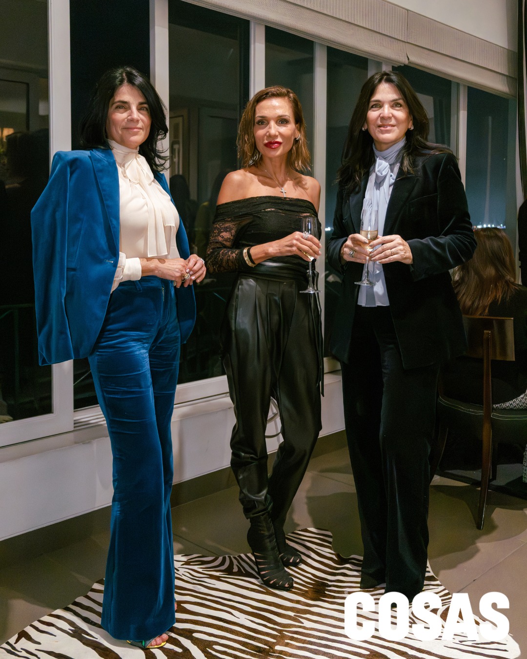 Lorena Carrión, Flavia Zecchinato y Claudia Carrión