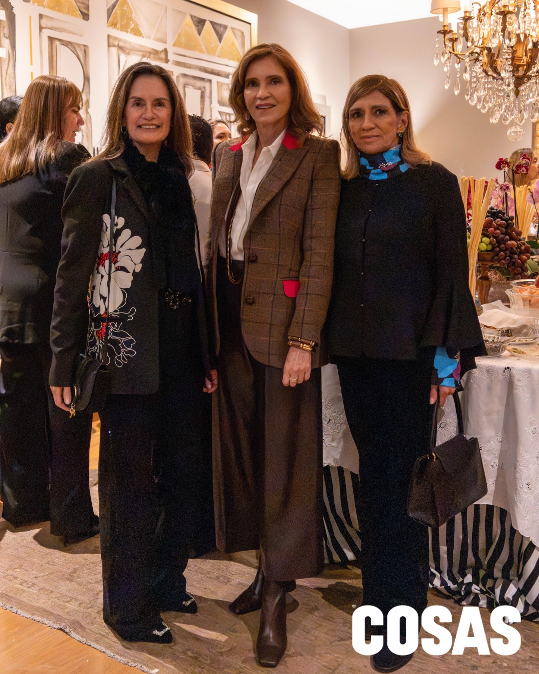 Micaela Monteverde, Claudia Ganoza y Anoushka Monteverde