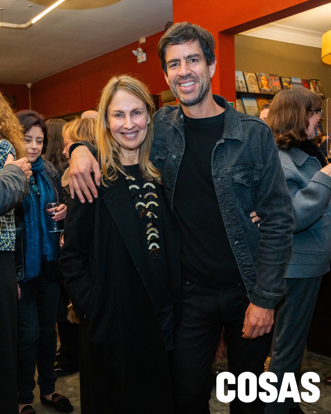 María Laura Hernández de Agüero y Augusto Rey.