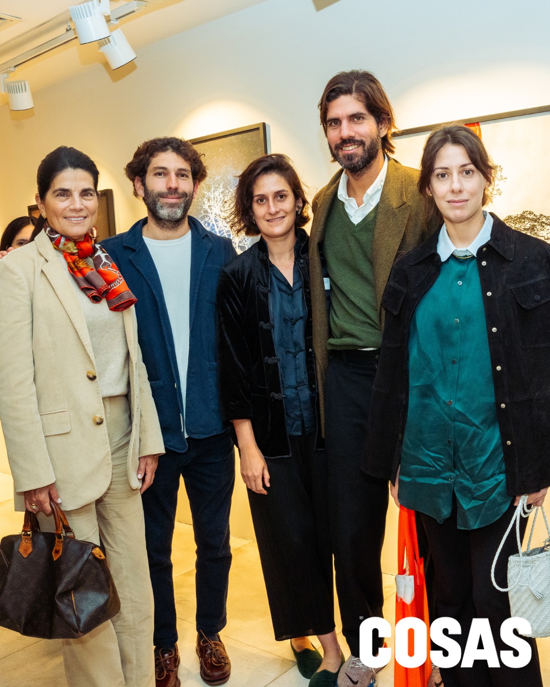Lorena Carrión, Polo Scheelje, Macarena Poppe, Alonso Chávez Molina y Fátima Poppe