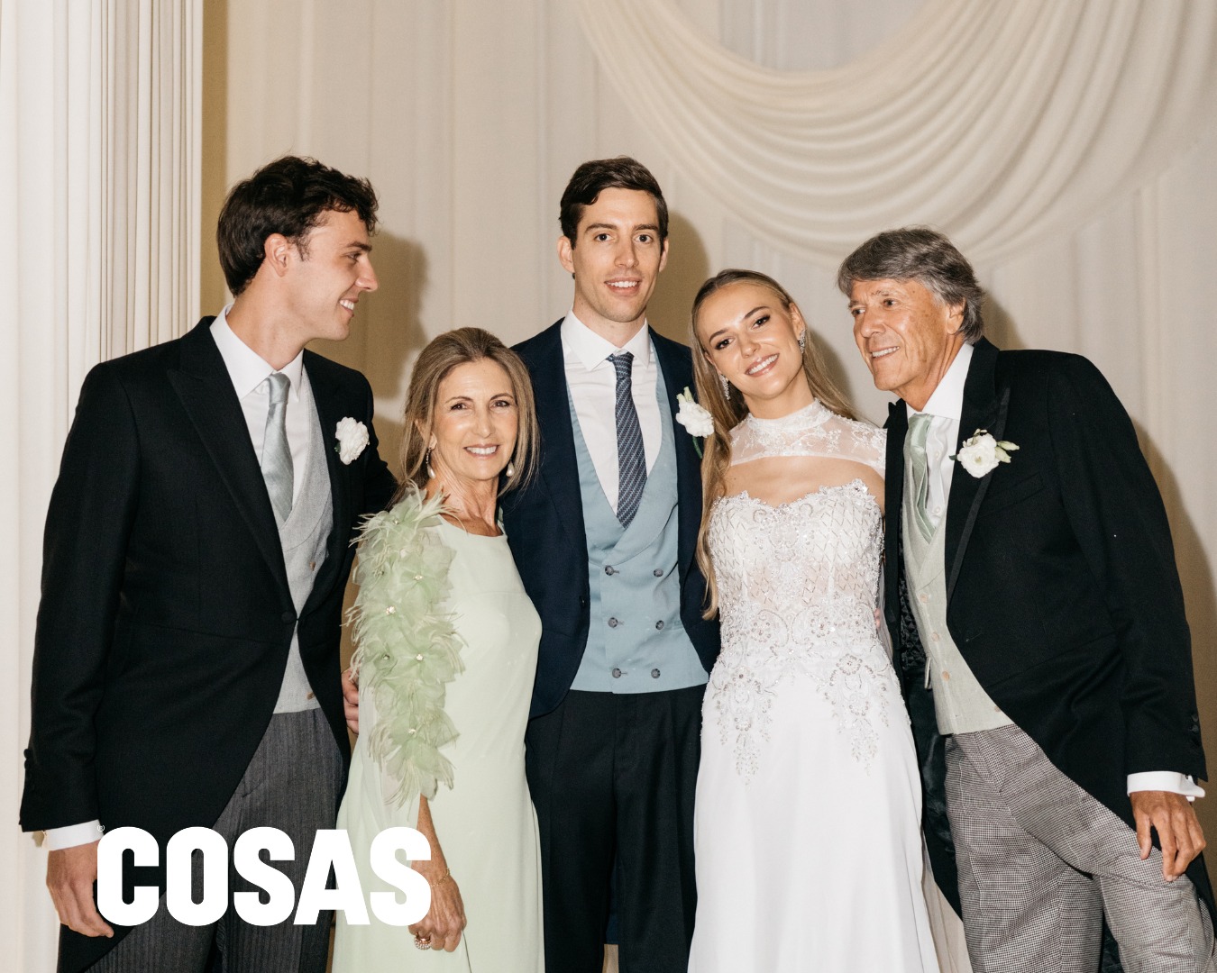 Alexander Byrne, Tita Granda, Gregorio Gilardini, Isabel y Philip Byrne