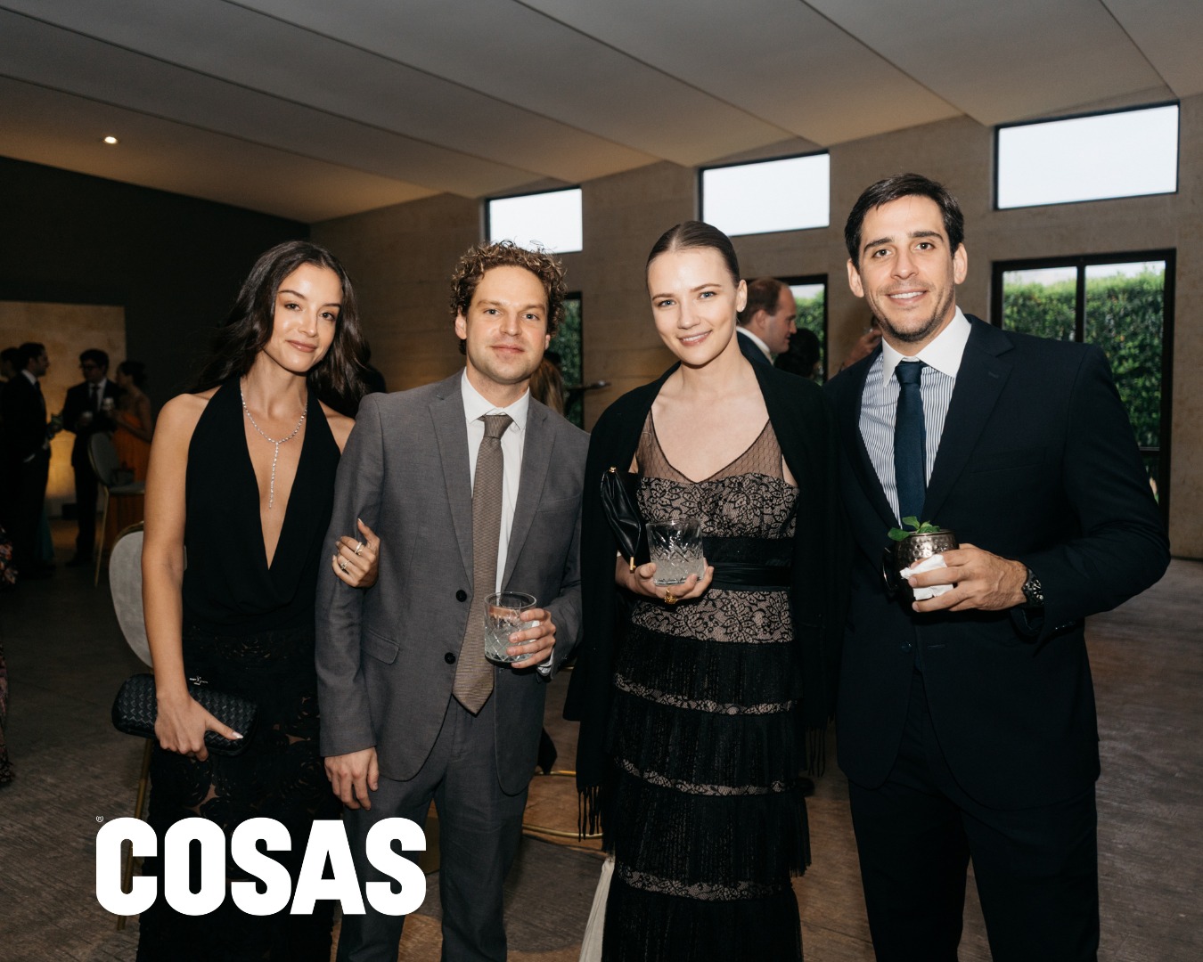 Micaela Bedoya, Andrés Braganini, Cornelia Dyrnes y Sebastian Bonilla