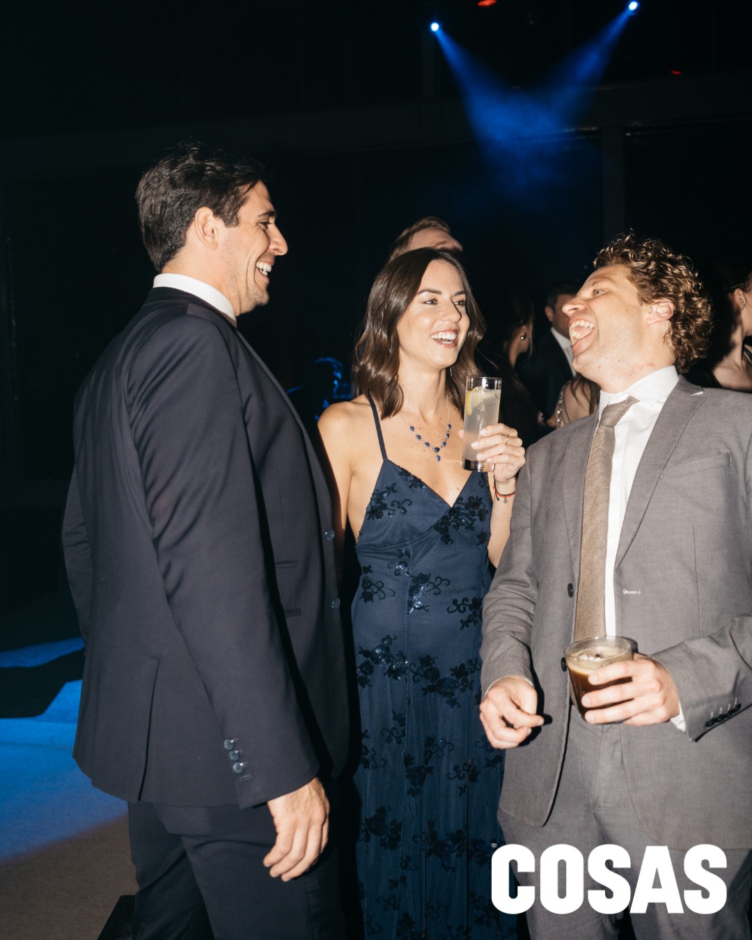 Sebastian Bonilla, Vania Rivero y Andrés Braganini