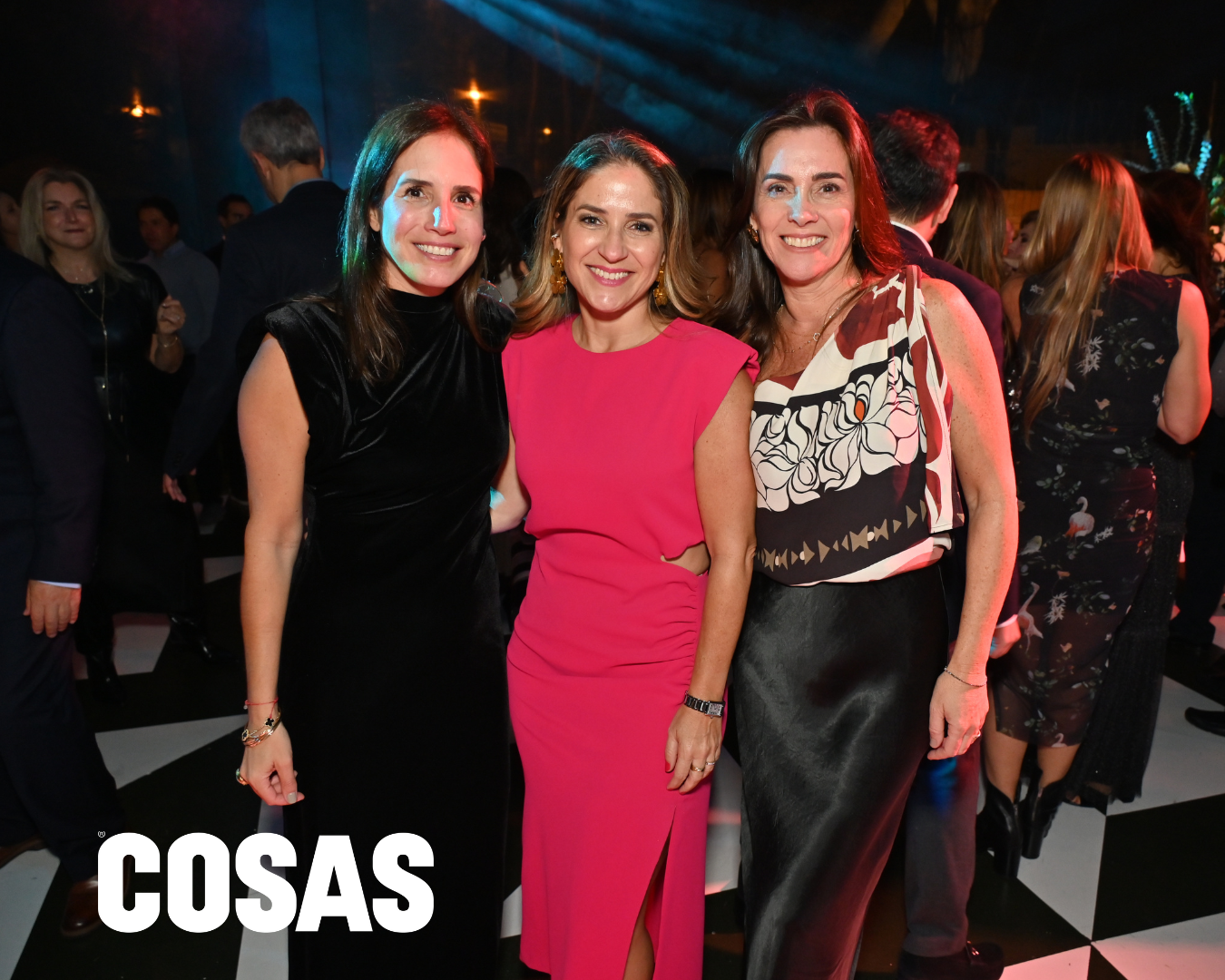 Giselle Bruce, Carla Villarán y Caterina Carabelli