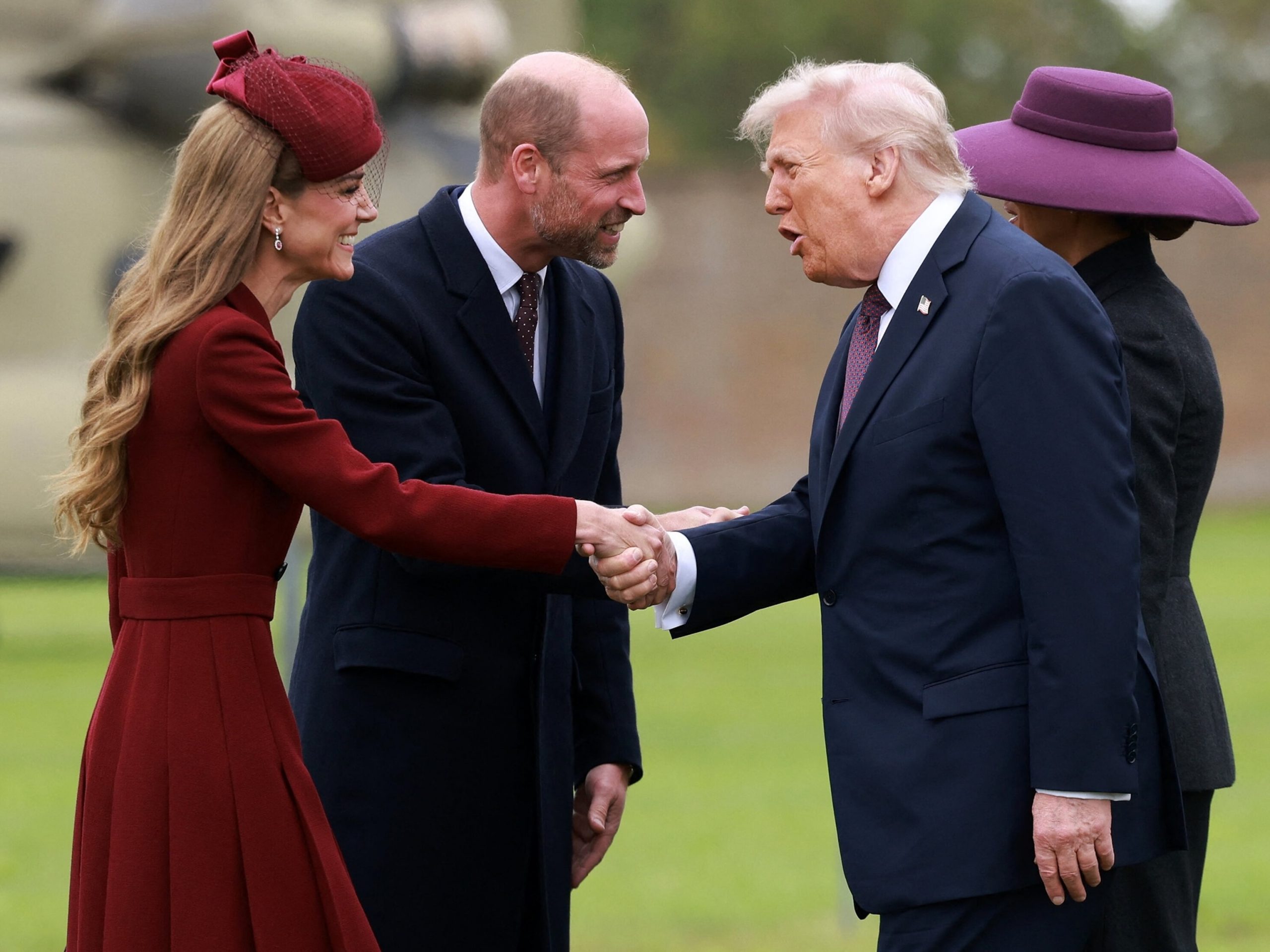 Visita de de Donald Trump a Reino Unido Familia Real 2