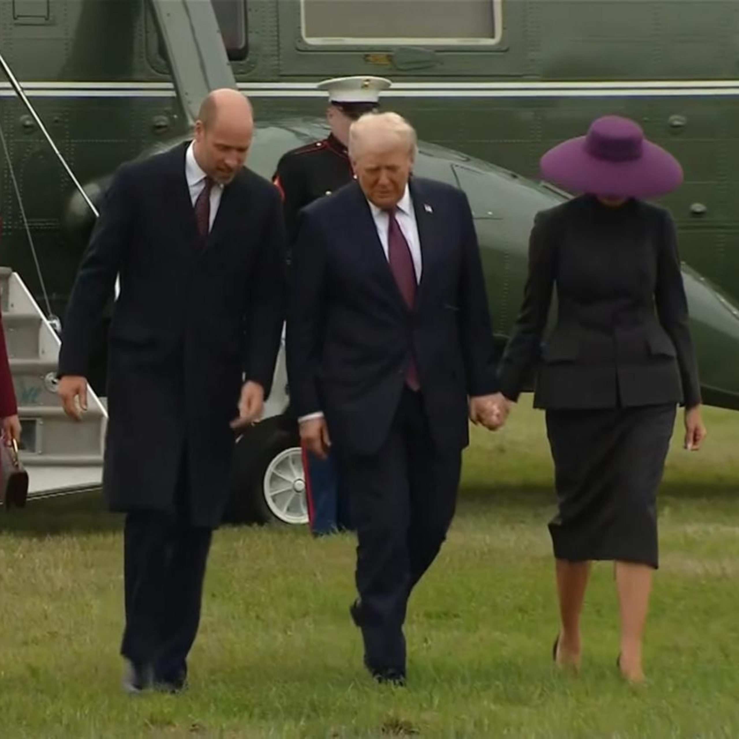 Visita de de Donald Trump a Reino Unido Familia Real 1